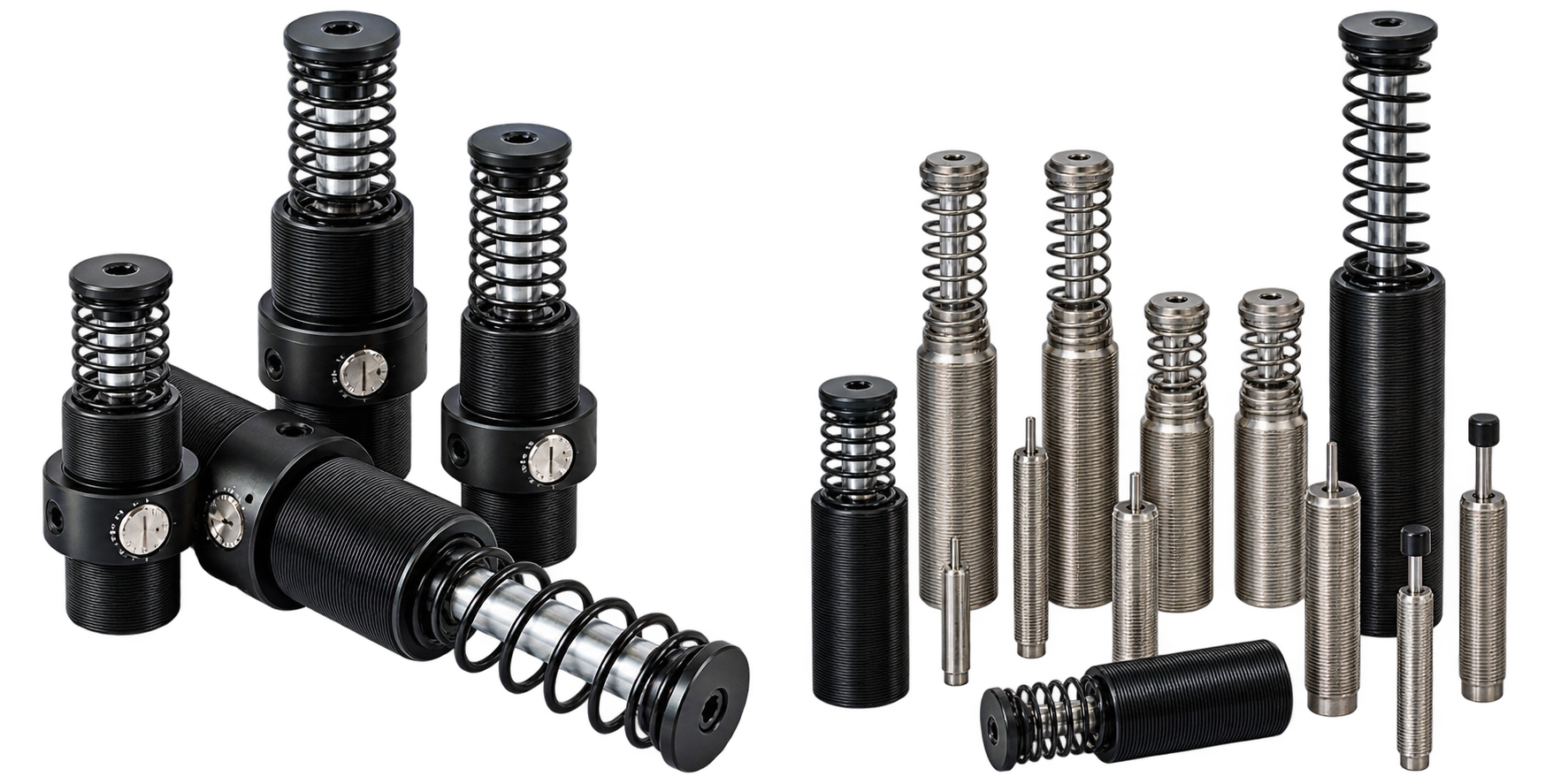 Industrial spring plunger components